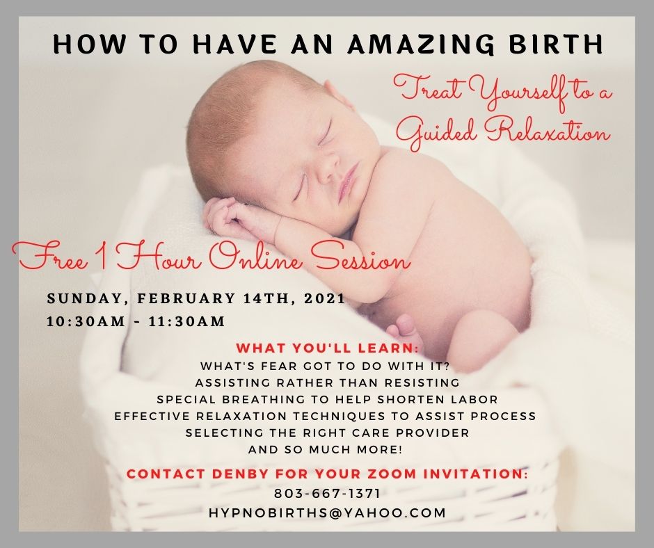 A poster with a baby in it and the text how to have an amazing birth